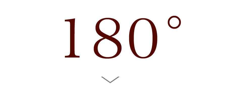オールフラット180°